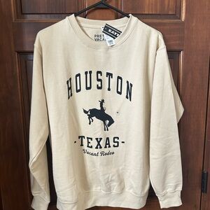 PRETTY VACANT Houston Texas Crewneck Sweatshirt